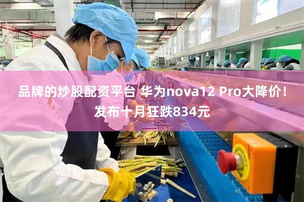 品牌的炒股配资平台 华为nova12 Pro大降价！发布十月狂跌834元