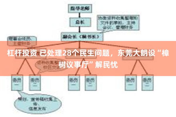 杠杆投资 已处理28个民生问题，东莞大朗设“樟树议事厅”解民忧