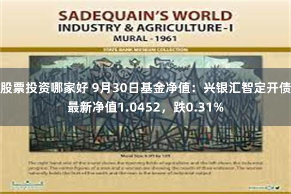 股票投资哪家好 9月30日基金净值：兴银汇智定开债最新净值1.0452，跌0.31%