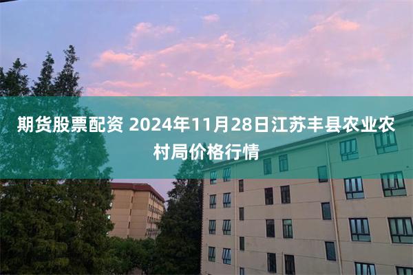 期货股票配资 2024年11月28日江苏丰县农业农村局价格行情