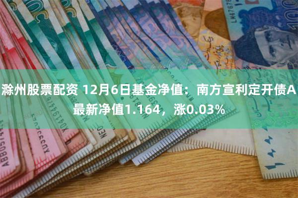 滁州股票配资 12月6日基金净值：南方宣利定开债A最新净值1.164，涨0.03%